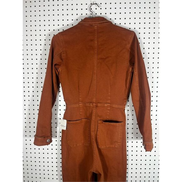 Free People denim jumpsuit size S - Picture 2 of 14
